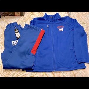 NFL girl’s NY Giants zip up and sweatpants set